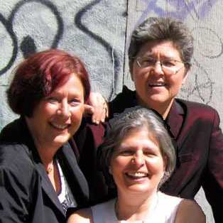 Drei Frauen der "villa anders", Ausschnitt Infoflyer